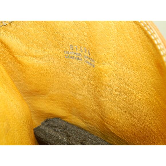 Vintgage Davos Gommas Leather CowBoy Boots Size 8 Pull on - Picture 7 of 9